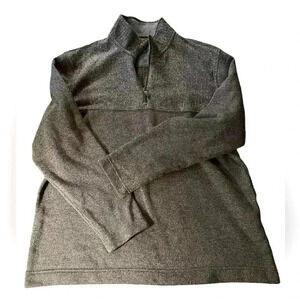 Van Heusen 3/4 Zip Neck Pullover Sweater Men's Sz XL Gray
